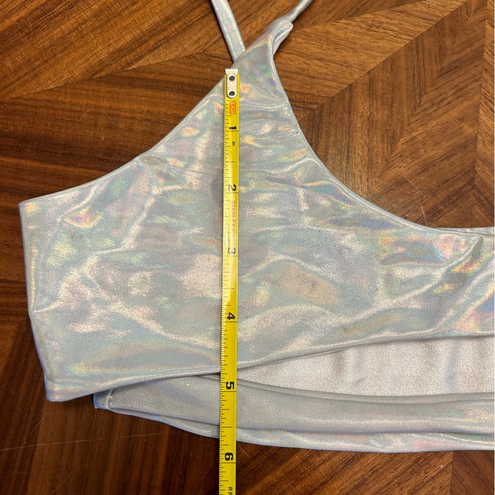 Iridescent rave outfit (or swimwear) - Picture 7 of 12